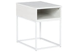 Deznee White End Table