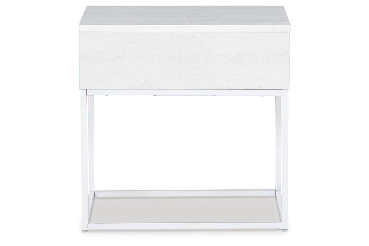 Deznee White Lift-top Coffee Table and 2 End Tables