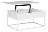 Deznee White Lift Top Coffee Table