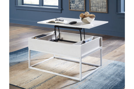 Deznee White Lift Top Coffee Table