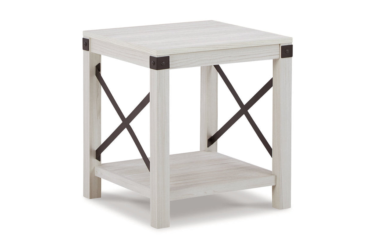 Bayflynn Whitewash Coffee Table and 2 End Tables