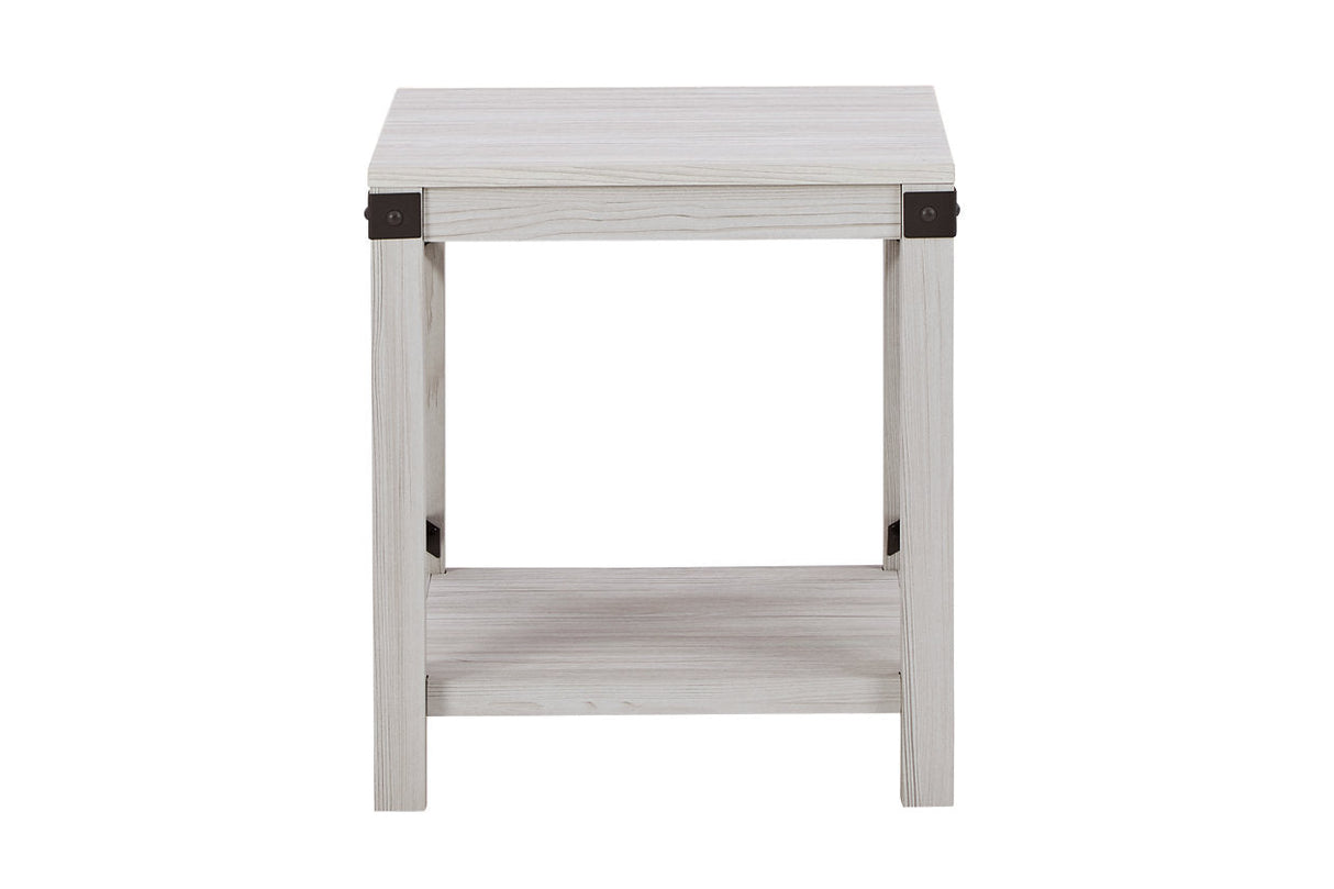 Bayflynn Whitewash End Table