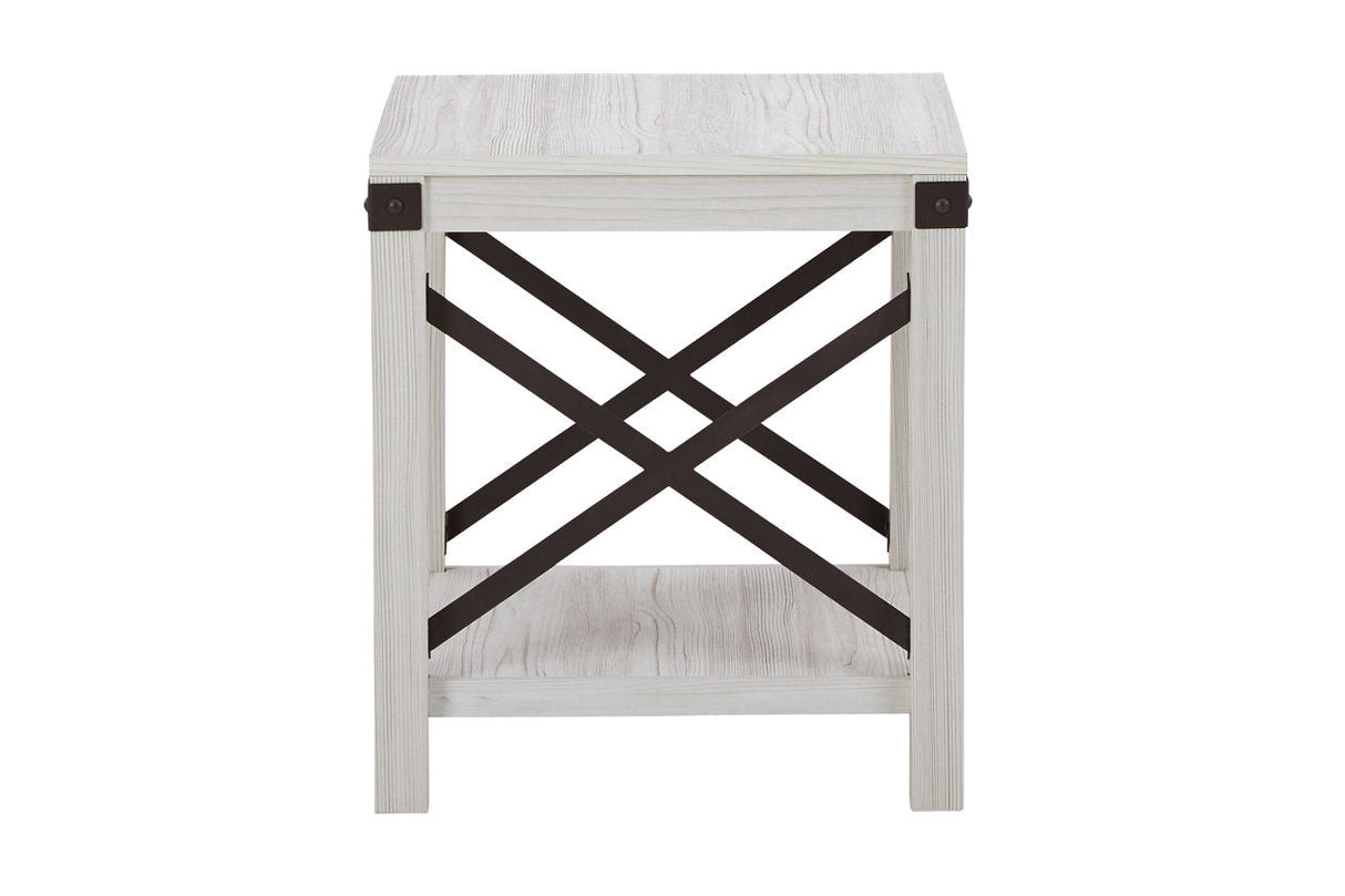 Bayflynn Whitewash End Table