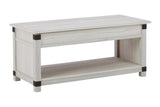 Bayflynn Whitewash Lift-Top Coffee Table