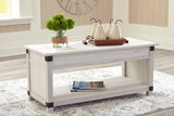 Bayflynn Whitewash Coffee Table and 2 End Tables