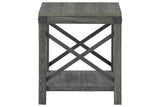 Freedan Grayish Brown End Table