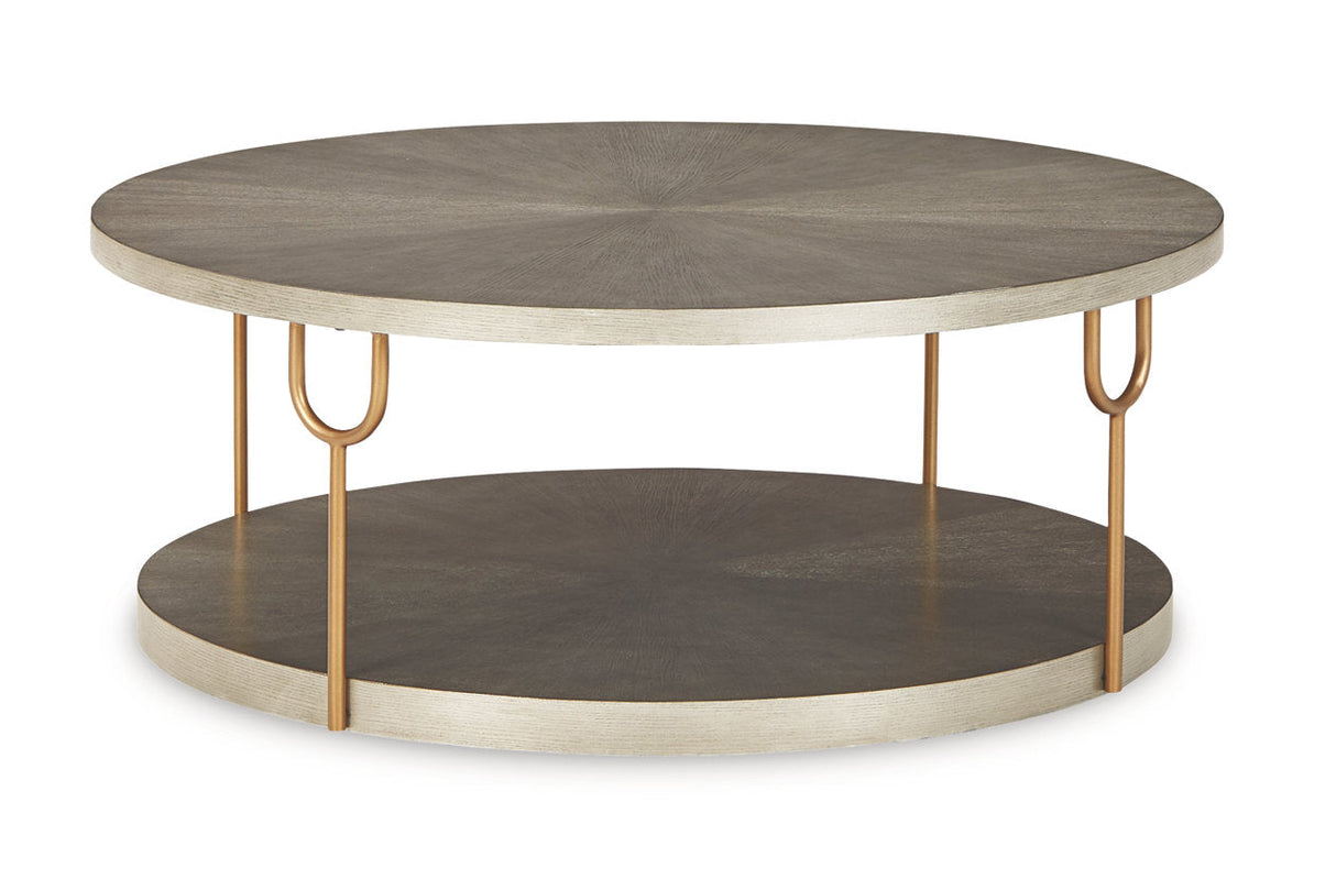 Ranoka Platinum Coffee Table and 2 End Tables