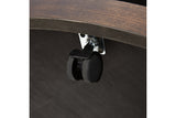 Brazburn Dark Brown/Gold Finish Coffee Table