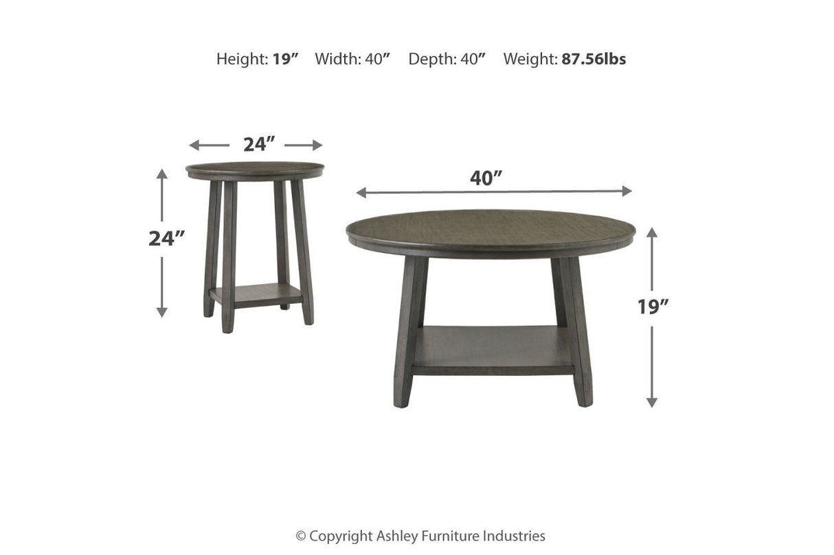 Caitbrook Gray Table