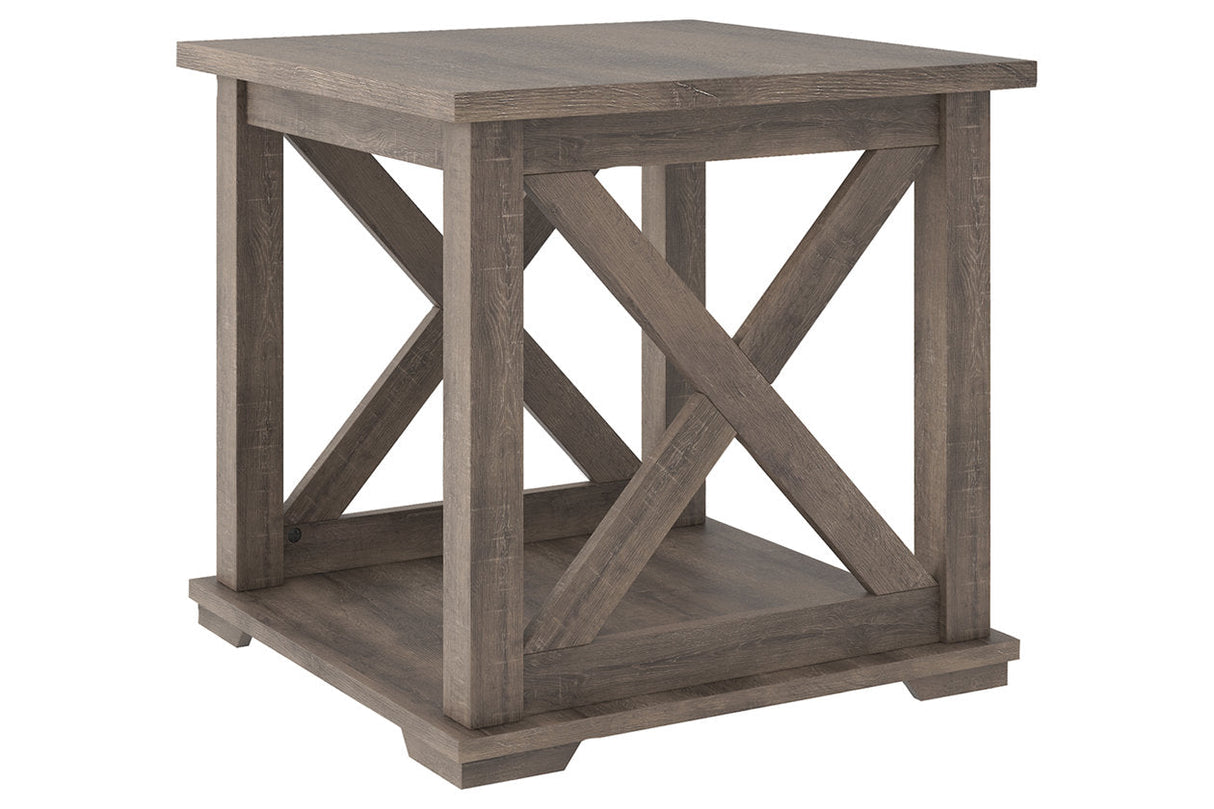 Arlenbry Gray End Table