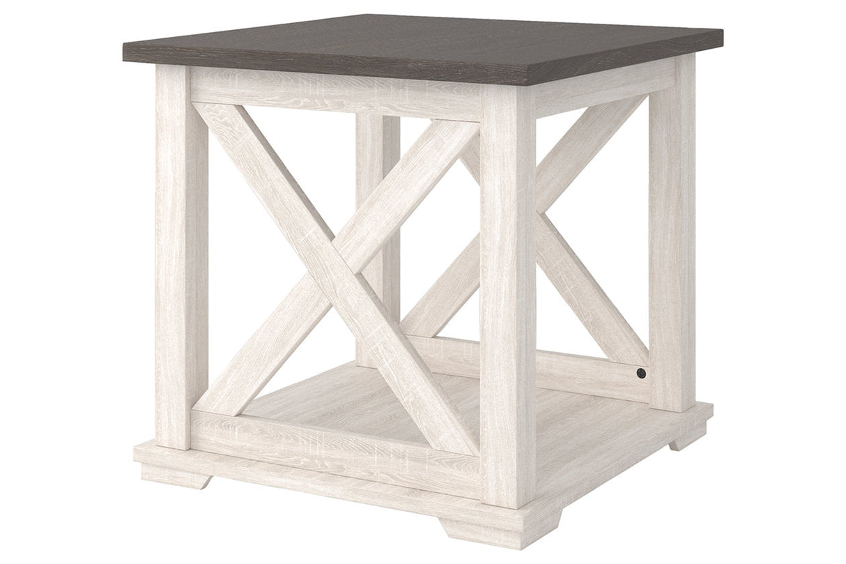 Dorrinson Two-tone End Table