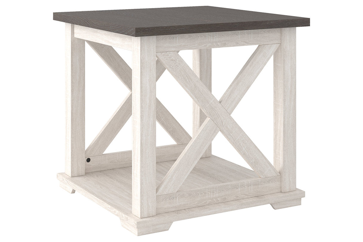 Dorrinson Two-tone End Table