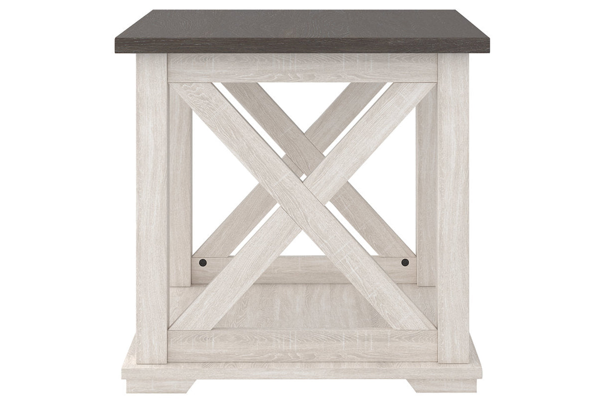 Dorrinson Two-tone End Table