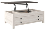 Dorrinson Two-tone Coffee Table with Lift Top