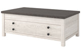 Dorrinson Two-tone Coffee Table with Lift Top