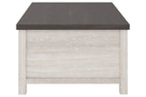 Dorrinson Two-tone Coffee Table with Lift Top