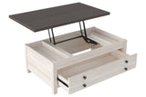 Dorrinson Two-tone Coffee Table with Lift Top