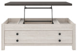 Dorrinson Two-tone Coffee Table with Lift Top