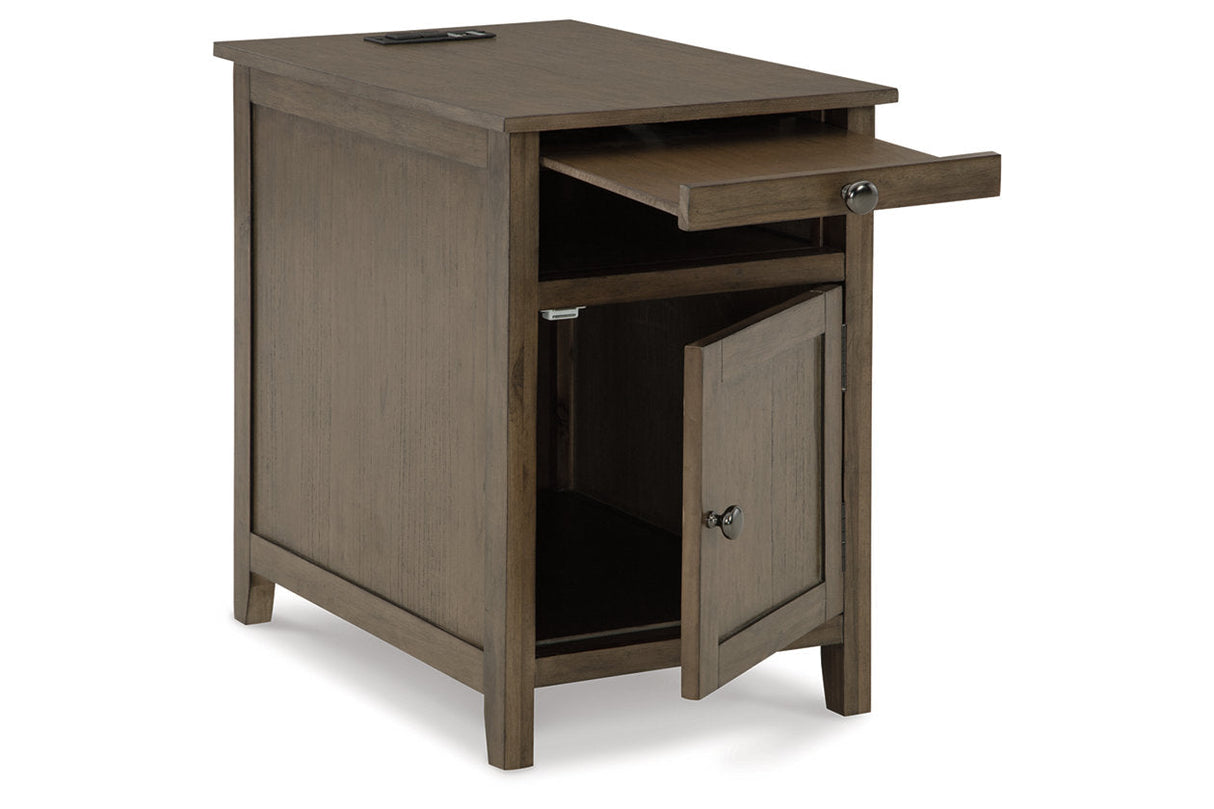 Treytown Grayish Brown Chairside End Table