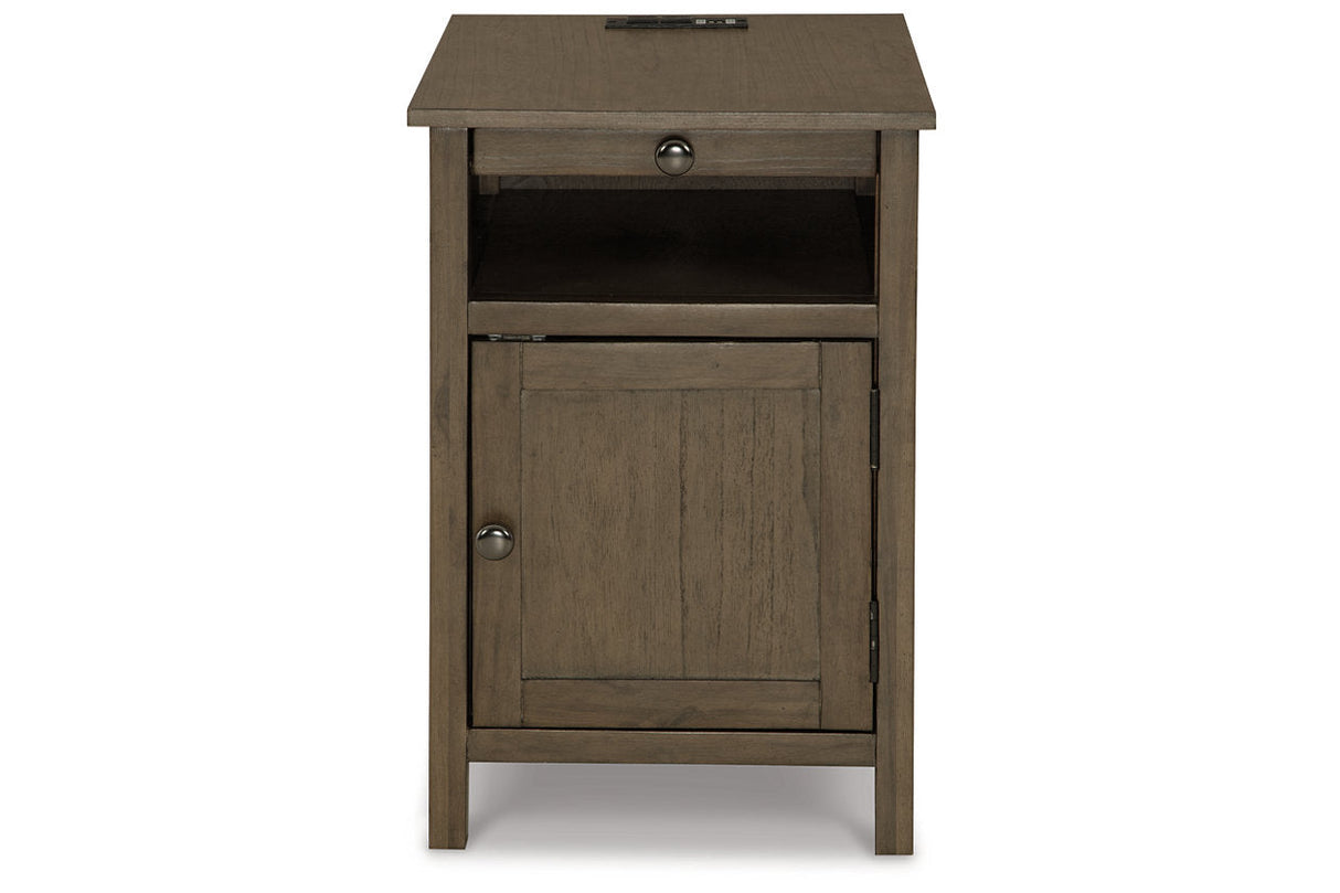 Treytown Grayish Brown Chairside End Table