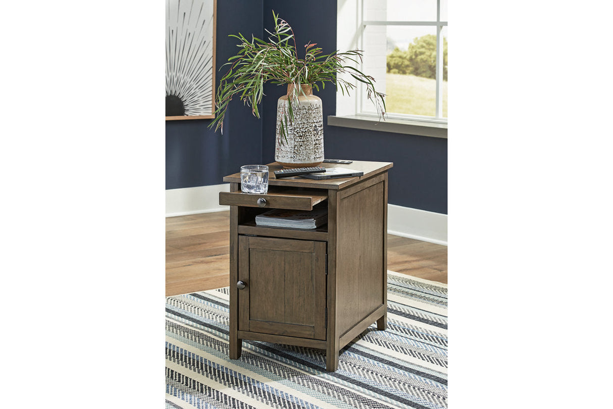 Treytown Grayish Brown Chairside End Table