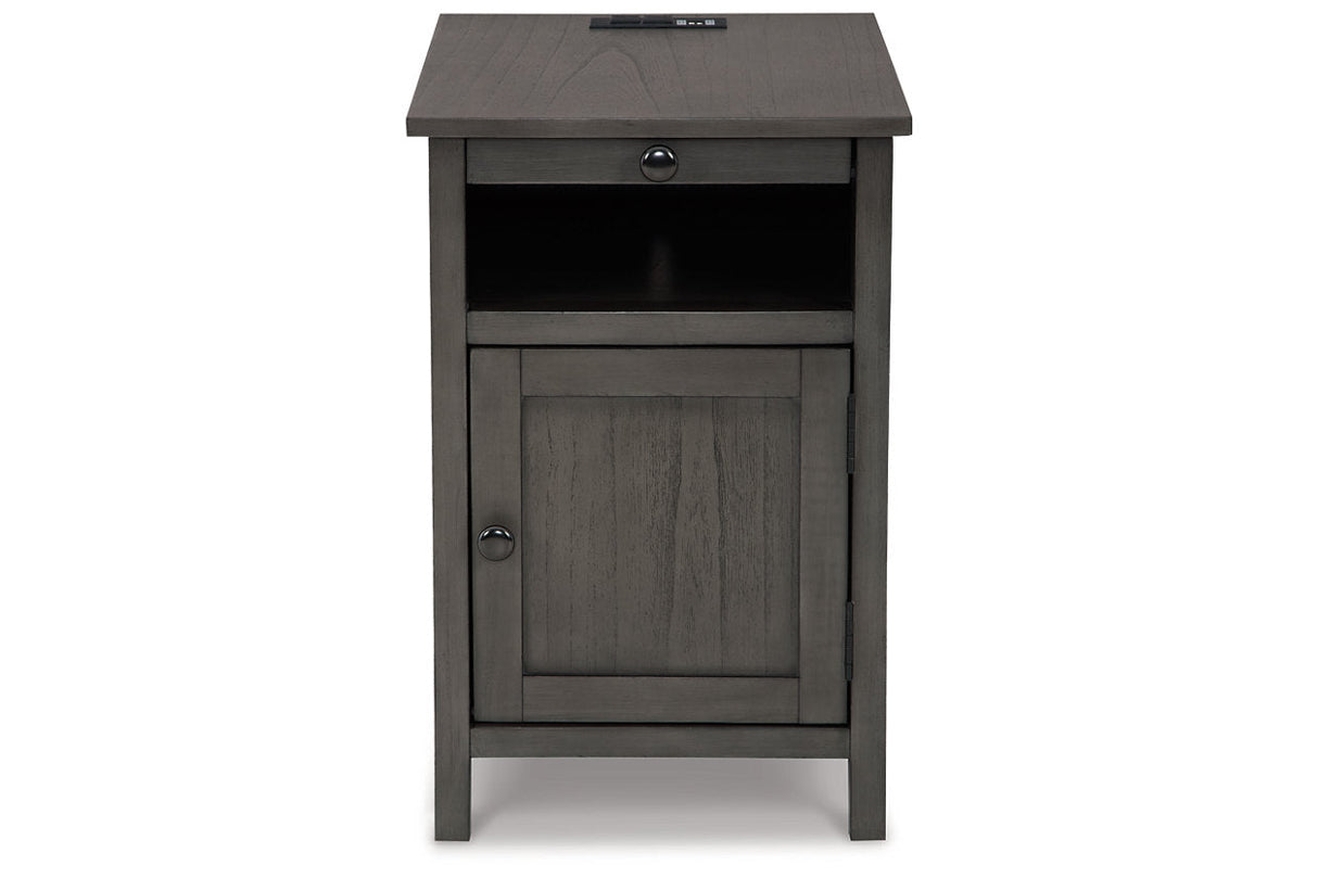 Treytown Gray Chairside End Table