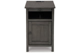 Treytown Gray Chairside End Table