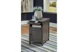 Treytown Gray Chairside End Table