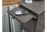 Treytown Gray Chairside End Table