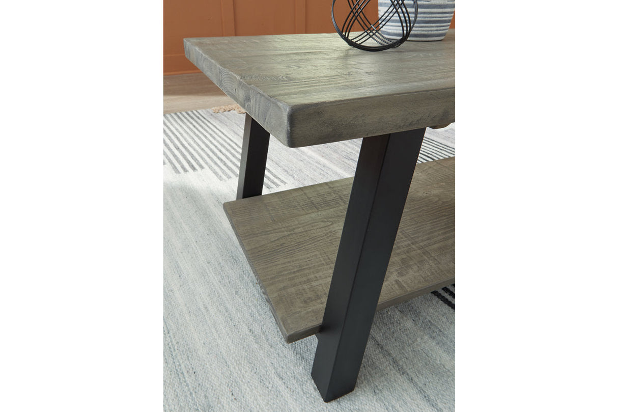 Brennegan Gray/Black Coffee Table