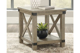 Aldwin Gray Coffee Table and 2 End Tables