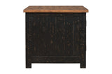 Valebeck Black/Brown End Table