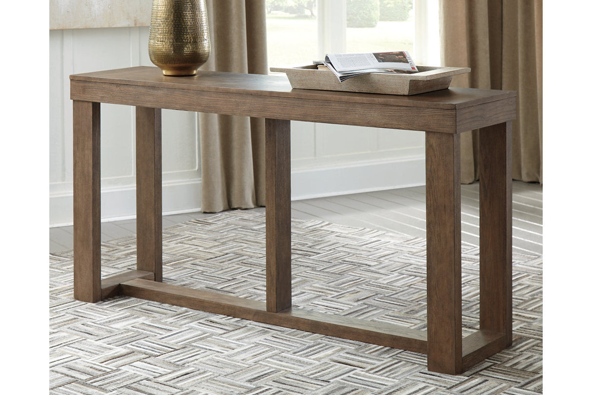 Cariton Gray Sofa/Console Table