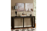 Watson Dark Brown Sofa/Console Table