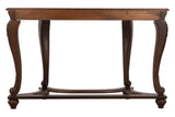 Norcastle Dark Brown Sofa/Console Table