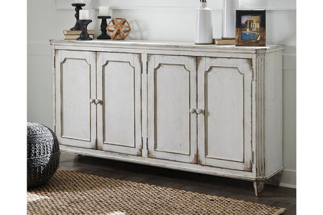 Mirimyn Antique White Accent Cabinet