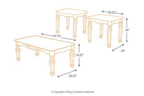 North Shore Dark Brown Table