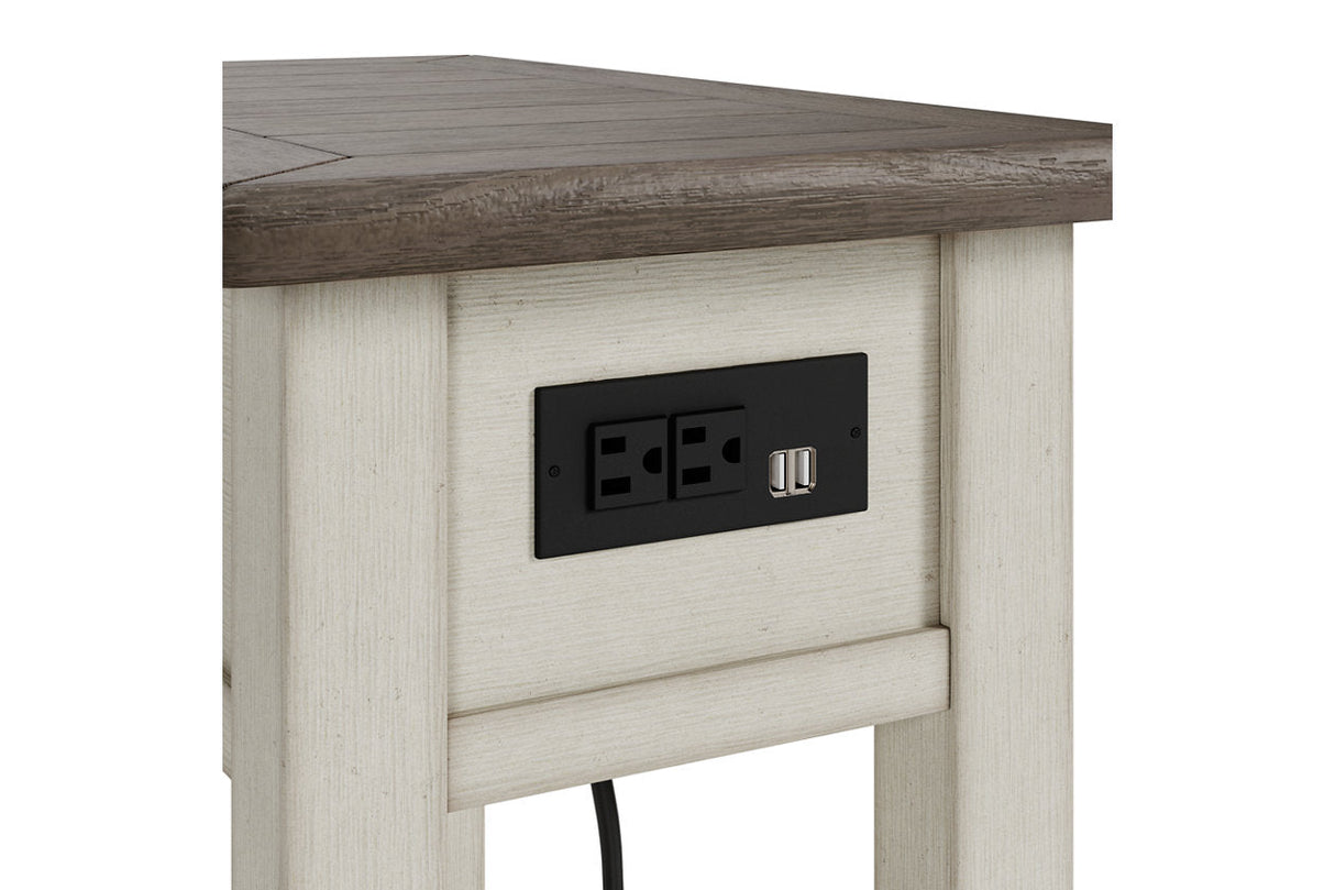 Bolanburg Two-tone Chairside End Table