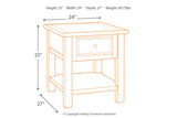 Bolanburg Two-tone End Table