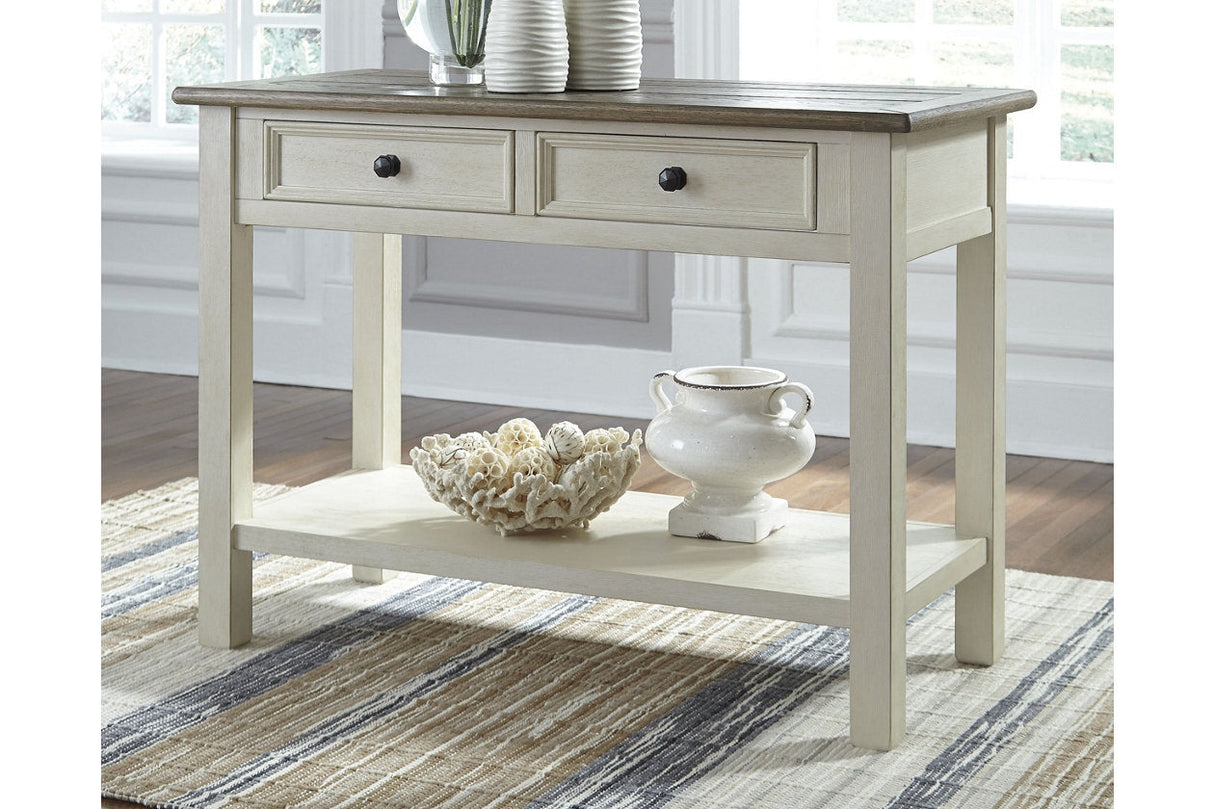 Bolanburg Two-tone Sofa/Console Table