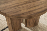 Austanny Warm Brown Coffee Table and 2 End Tables