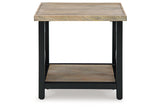 Bristenfort Brown/Black Coffee Table and 2 End Tables