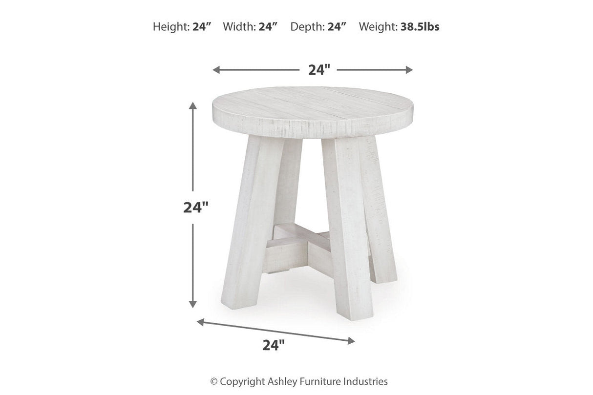 Jallison Off White Coffee Table and 2 End Tables