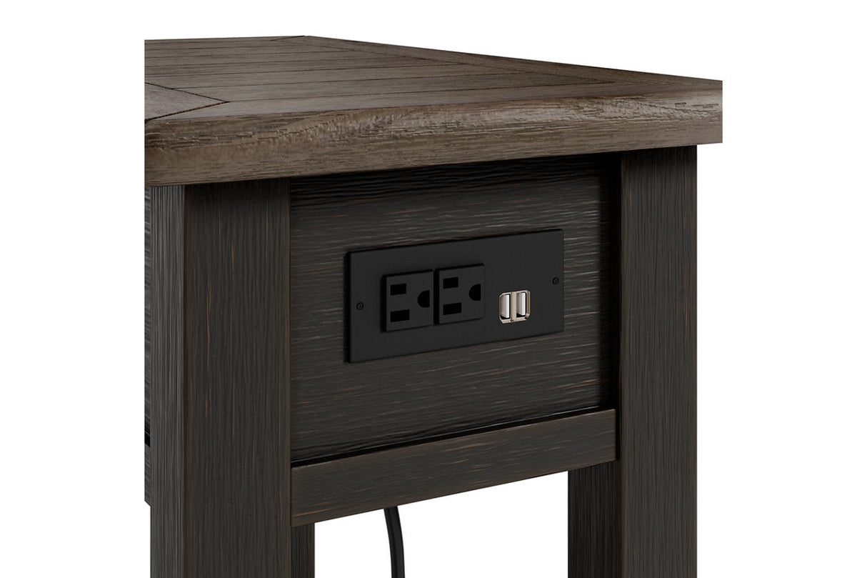 Tyler Creek Two-tone Chairside End Table