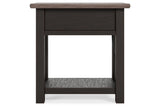 Tyler Creek Two-tone Chairside End Table