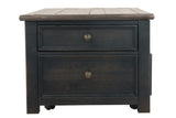 Tyler Creek Grayish Brown/Black Coffee Table with Lift Top