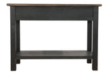 Tyler Creek Grayish Brown/Black Sofa/Console Table