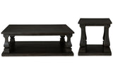 Wellturn Black Coffee Table and 1 End Table