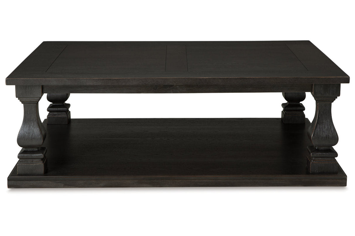 Wellturn Black Coffee Table and 1 End Table