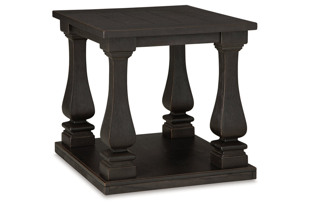 Wellturn Black Coffee Table and 1 End Table